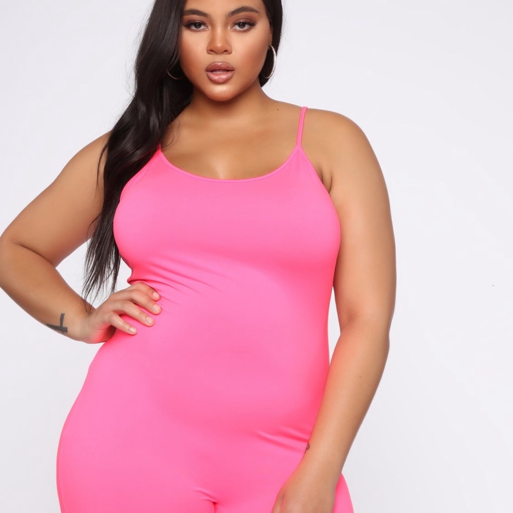 Nova Season Romper - Neon Pink